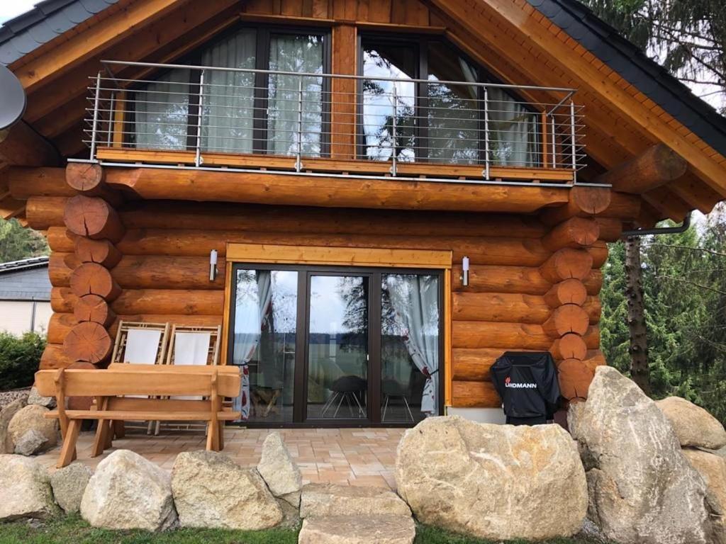 Naturstammhaus Und Appartements Zum Brockenbaecker Tanne Eksteriør bilde