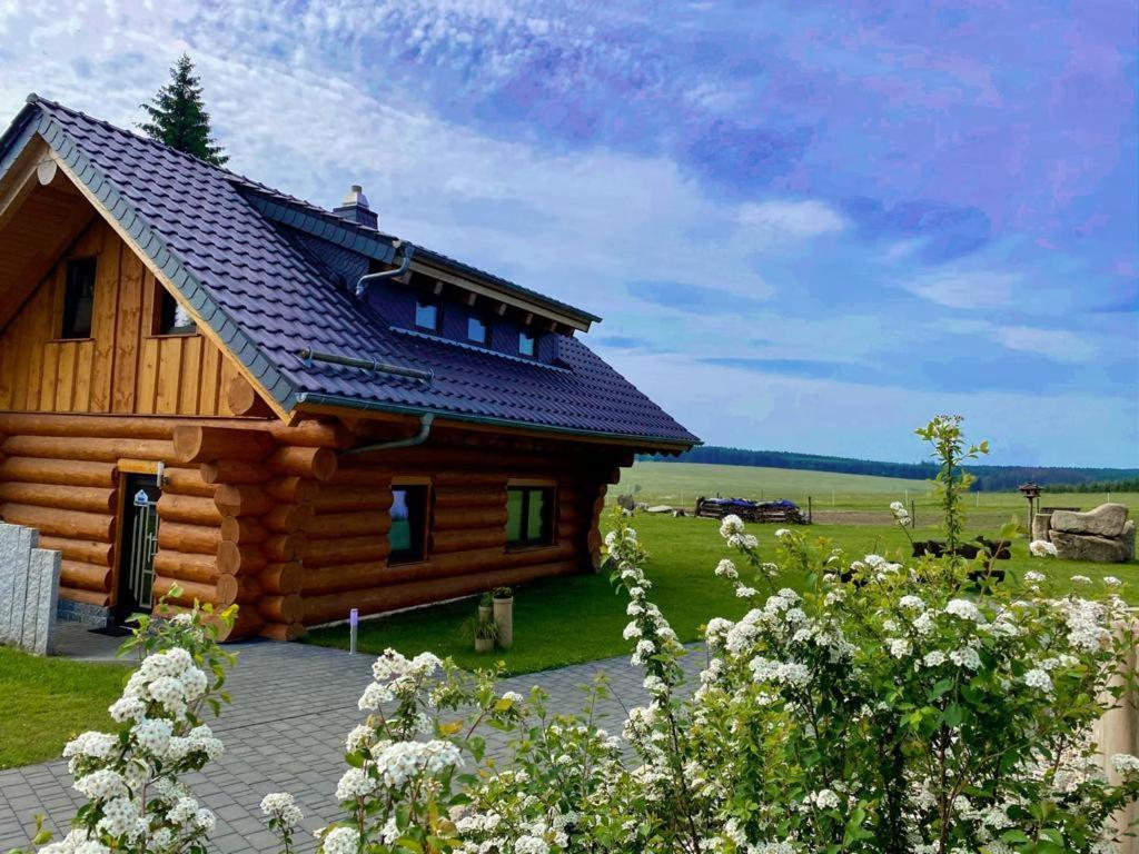 Naturstammhaus Und Appartements Zum Brockenbaecker Tanne Eksteriør bilde