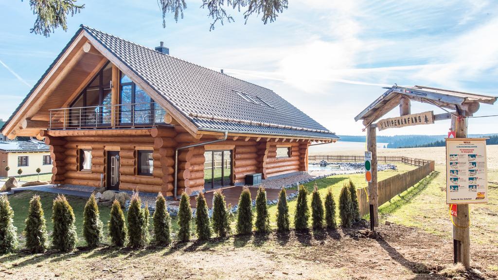 Naturstammhaus Und Appartements Zum Brockenbaecker Tanne Eksteriør bilde