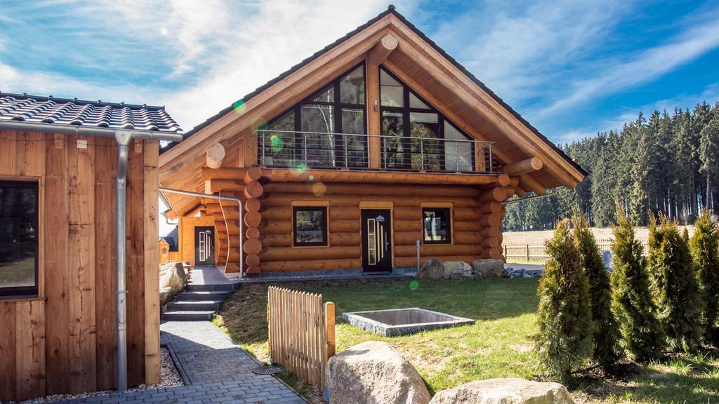 Naturstammhaus Und Appartements Zum Brockenbaecker Tanne Eksteriør bilde