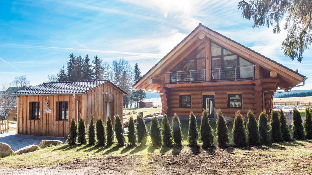 Naturstammhaus Und Appartements Zum Brockenbaecker Tanne Eksteriør bilde