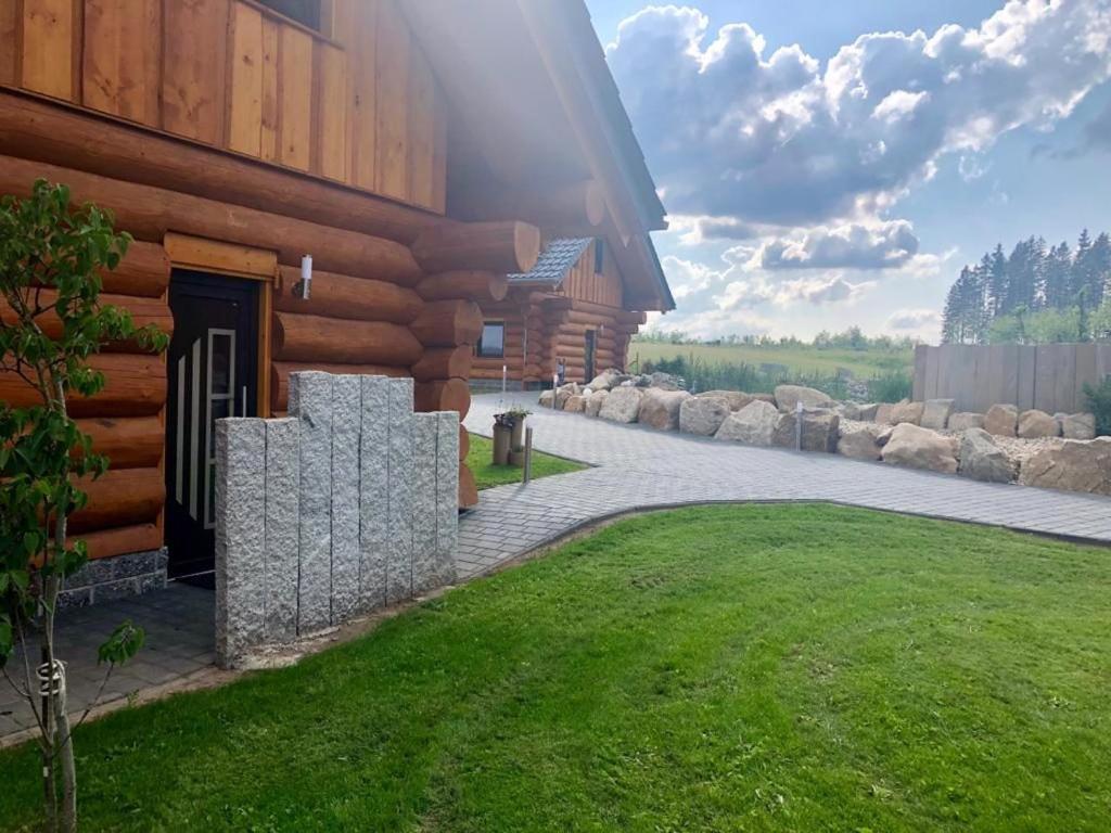Naturstammhaus Und Appartements Zum Brockenbaecker Tanne Eksteriør bilde